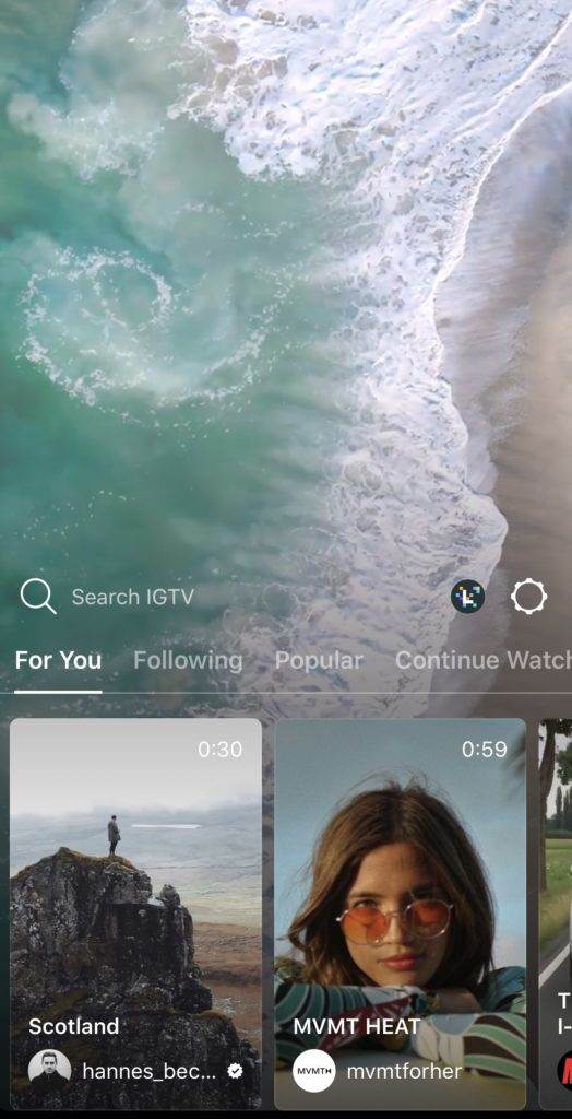 تلفزيون انستقرام IGTV - منتدى تواصل الرقمي 