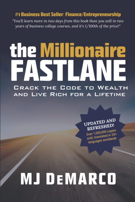 كتاب الطريق السريع لتصبح مليونير للكاتب (MJDeMarco)