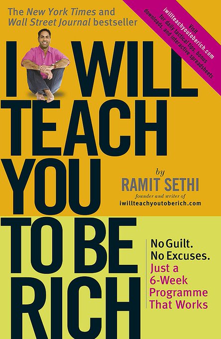 كتاب سأعلمك كيف تكون غنيا للكاتب الهندي (Ramit)