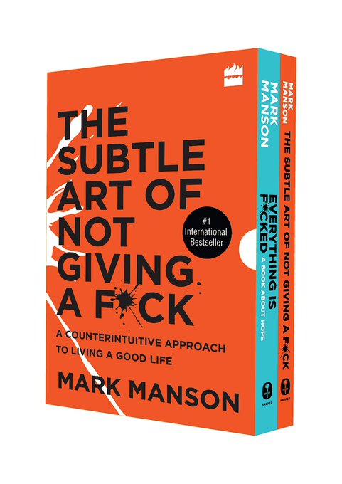 كتاب فن اللامبالاة للمؤلف المشهور (MarkMan)