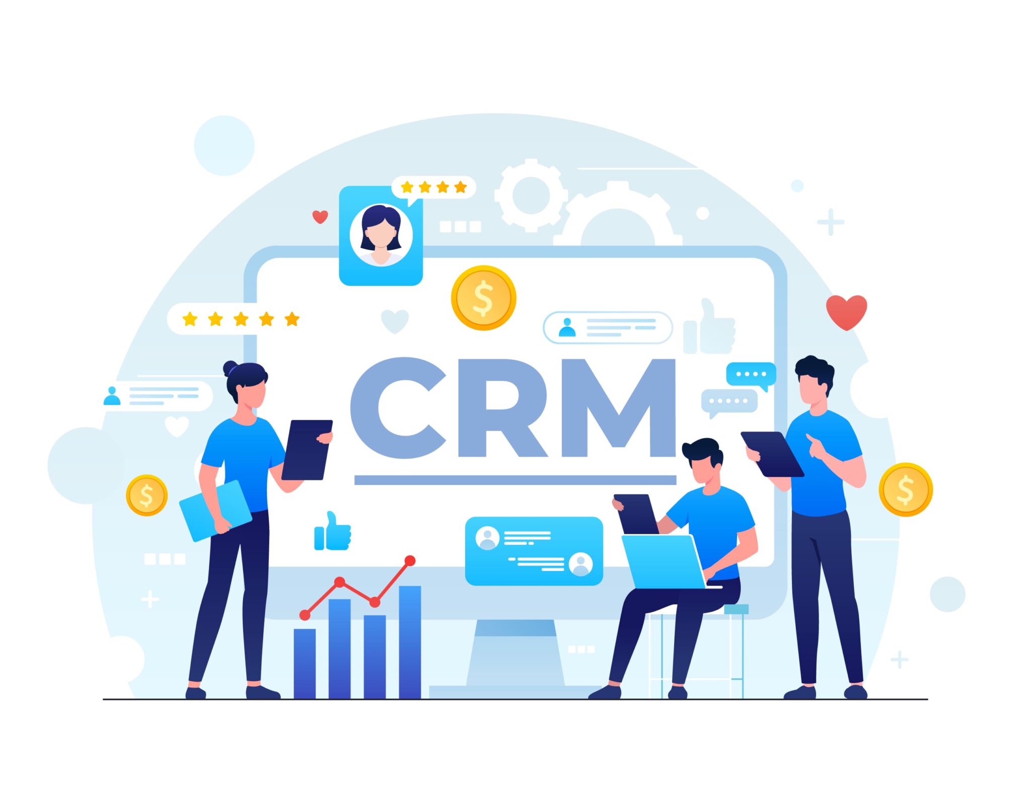 نظام إدارة علاقات العملاء (CRM) يسمح لعملك بالازدهار